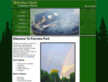 Tablet Screenshot of fairviewparkcamping.com